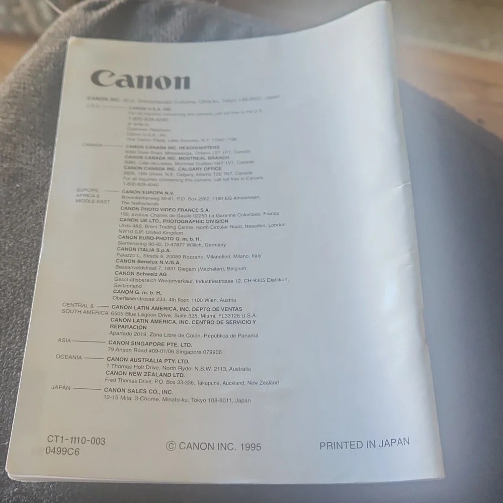 Canon EOS ELAN II Camera